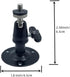 Security Wall Mount for Oculus Sensor Arlo, Arlo Pro,R Stick Up Cam Wired/Battery,GDQLCNXB Metal Security Camera Bracket Outdoor Indoor 360° Rotat...
