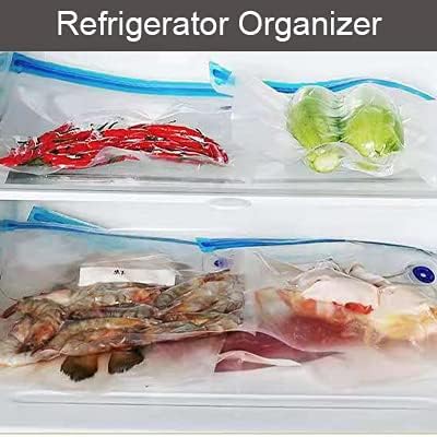 Sous Vide Bags 25Pcs, Reusable BPA Free Vacuum Sealer Bags Vacuum Food Storage Bags for Cooking/Food Storage/Microwave Heating - 3 Size 18Pcs Vacu...