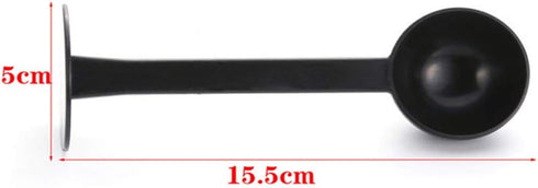 2pcs 10g 2-in-1 Plastic Coffee Measuring Spoon Coffee Scoop for Ground Coffee Tea Salt Dessert Sugar with Pressed Bottom Cooking Spoon Tool Access...