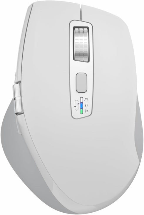 Wireless Bluetooth Mouse with Smart Flying Scroll, Thumb Scroll Ergonomic Mice, Silent Multi-Device Mouse for Computer, Laptop, iPad, Tablet, MacB...
