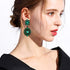 Flyonce Women's Rhinestone Crystal Art Deco Vintage Style Gatsby Clip-on Dangle Chandelier Earrings...
