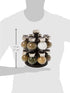 Olde Thompson Since 1944 Orbit Rotating Rack, 16 Refillable Spice Jars, Labeled Shaker Tops, 45, Black, Clear...