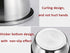 meleg otthon Stainless Steel Bowl,3QT Salad Bowl,Metal Bowls,Stainless Steel Basin,Heavy Duty Deeper Edge Mirror Finish Dishwasher Safe bowl (M)…...