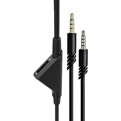 Replacement for Astro A10 Cord, 2.0 M Audio Gaming Volume Control Headset Cable Braided Wire Also Works with A40/A40TR for Smartphone Tablets MP3 ...