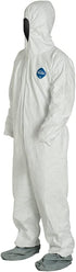 DuPont Industrial & Scientific DuPont TY122S 3XL EACH Disposable Elastic Wrist, Bootie and Hood Tyvek Coverall Suit 1414 White...
