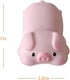 Cute Wrist Rest Support for Mouse Computer Arm Rest for Desk Ergonomic Kawaii Office Supplies Slow Rising PU Mouse Pad (Pink Pig)...