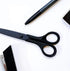 ALLEX Black Scissors All Purpose Sharp Japanese Stainless Steel Blade, Non-Sticking Fluorine Coating Blade for Adhesive Tape, Made in JAPAN...