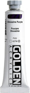 Heavy Body Acrylics by GOLDEN, Dioxazine Purple, 2 fl. oz. Tube, Professional Acrylic Paint, Transparent...