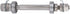 Bicycle Wheel Hub Axle, Durable Metal Bicycle Wheel Hub Axle Front Rear Solid Shaft Lever, Bike Repair Tool Accessories, for Most Bikes(Rear axle ...