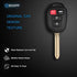 ECCPP Key Fob (Shell Case) Replacement fit for Uncut Keyless Entry Remote for Scion FR-S for Toyota Camry Corolla RAV4 HYQ12BDM (Pack of 1)...