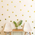 80pcs Gold Polka Dot Wall Decals – Removable Vinyl Stickers for Kids Nursery, Baby Room, Toddler Bedroom – Safe Adhesive Circle Decorations – Easy...