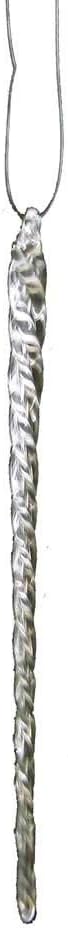 Kurt Adler Glass Icicle Christmas Ornaments 12 Piece...
