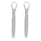 2PCS Metal Tongue Scraper,Stainless Steel Oral Tongue Cleaner Tongue Brush Reusable Tongue Scraper for Oral Care...