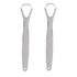 2PCS Metal Tongue Scraper,Stainless Steel Oral Tongue Cleaner Tongue Brush Reusable Tongue Scraper for Oral Care...