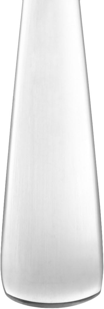 GiveAbay Basics 20-Piece Stainless Steel Flatware Set with Square Edge, Service for 4, Silver...