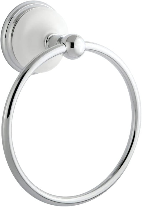 Kingston Brass BA1114C Victorian 6-Inch Towel-Ring, Polished Chrome...