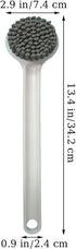 Body Brush,with Soft and Stiff Bristles,Shower Bath Brush Long Handle Gentle Back Skin Scrubber Exfoliate Massage Improve Blood Circulation,Body E...