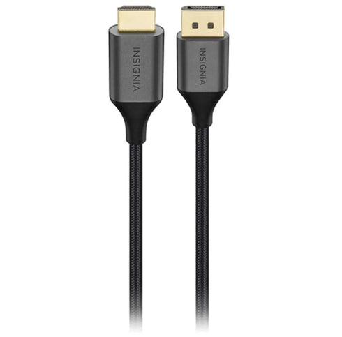 INSIGNIA 1.8 m (6 ft.) DisplayPort/HDMI Cable (NS-PD06502-C)...