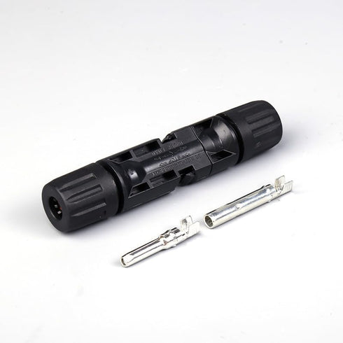 16 PCS Solar Connectors Kit IP68 Waterproof Male/Female Solar Panel Cable Connectors 8 Pairs, Black...