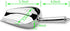 Ice Scoop 8oz, 9.9 Inch Small Stainless Steel Metal Food Scoops for Kitchen Bar Party Wedding, Superb mirror polish surface, Heavy Duty & Anti Rus...