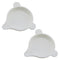 2PCS Jewellery Tool Diamond Electronic Balance Scales Weighing Powder Trays White Narrow Mouth Plastic Weighing Trays for Weighing Liquids and Pow...