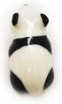 WitnyStore Tiny 1¼" Standing Panda Figurine - Miniature Hand Made Painted Ceramic Giant Pandas Black White Bear Asian Wildlife Wild Animals Cute P...