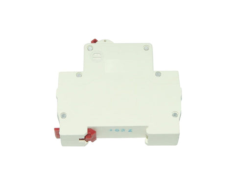 DC Miniature Circuit Breaker 10A 500V 1 Pole, DIN Rail Mount for Battery and Solar System, Red...