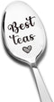Best Teas Spoon Engraved Stainless Steel Funny, Best Friends Bestie Gifts, Best Teaspoon Gifts for Graduation Birthday Christmas...