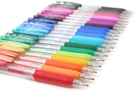 Zebra Sarasa Clip Pen 0.5 mm, Red/Orange (JJ15-ROR)...