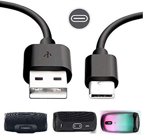 ienza 6-FT Long USB C Charge Cable Cord for New Model JBL Go 3 Charge 4 FLIP 5 Pulse 4 Waterproof Portable Speaker (Note: Cable Only, Not Compatib...