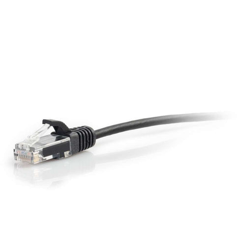 C2G Legrand Cat6 Slim Ethernet Cable, Snagless Unshielded Cat6a Patch Cable, Black Slim Network Patch Cable, 10 Foot Snagless UTP Ethernet Cable, ...