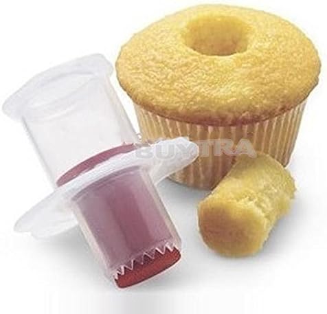 Cupcake Plunger Cutter Pastry Corer Decorating Divider Cake Filler, 1 Piece...