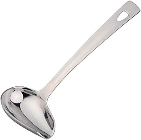 Sauce Ladle, BuyGo Drizzle Spoon with Spout Gravy Soup Ladle, Stainless Steel Kitchen Utensil, Mirror Polish & Dishwasher Safe, 8.67 Inch, Silver...