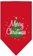 Mirage Pet Products Scribble Merry Christmas Screen Print Bandana for Pets, Small, Yellow...
