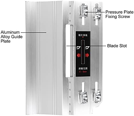 YWBL-WH Tile Chamfering Tool 45 Degree Metal Corner Cutting Machine Device ?250 x 170mm / 9.8 x 6.7in ?Silver, Trimmer...