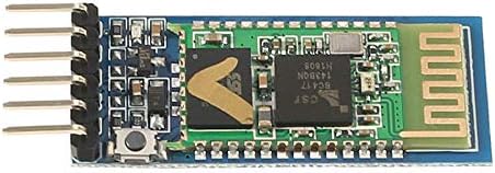 HC-05 Wireless Bluetooth RF Transceiver Master Slave Integrated Bluetooth Module 6 Pin Wireless Serial Port Communication BT Module for Arduino (1...
