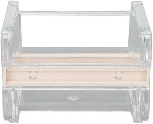 Transparent Visible Packaging Tape Dispenser Cutter Roll Tape Holder Organizer Desktop Office Tape Holder DIY Sticker Roll Tape Cutter Holder Stor...