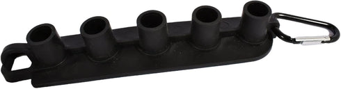 xiangxu Pressure Washer Nozzle Holder 1/4" inch Quick Connect Spray Nozzle Tips Set Holds 5PCS Holes Black Durable Plastic(5 Pcs Holes)...