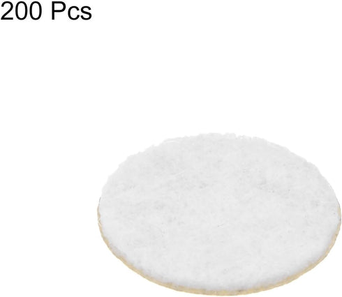 200pcs Round Adhesive Felt Circles, 13mm 1/2" Pre Cut Felt Craft Stickers Non-Woven Mini Felt Fabric Circles for DIY Sewing Handcraft Cut Projects...