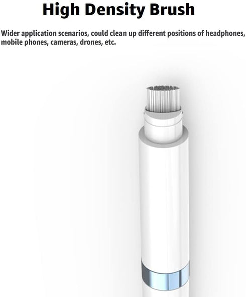 ECP4in1 for Airpod Cleaner Kit Equipped with a Flocked Sponge a Metal Pen Tip 2 High-Density Brush Easy Clean Hard-to-Touch Place Earbud Cleaning ...
