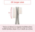 Wangta Soft Toothbrush, 6 Pack (Stone White) – Best Manual Toothbrush for Maximum, Efficient Cleaning and Sensitive Gums and Teeth...