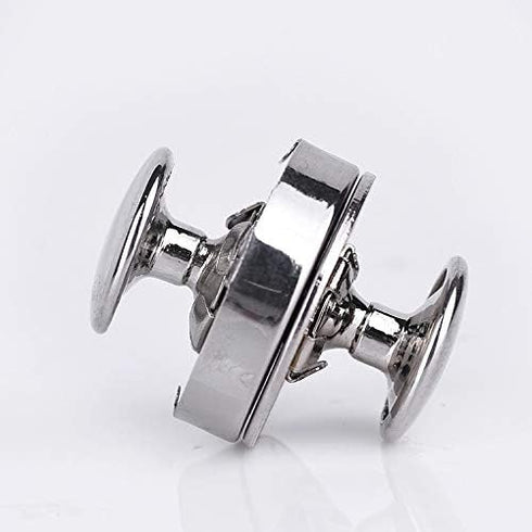 Sbest 20 Sets 18MM Coppery Strong Magnetic Button Clasps,Round Magnetic Snaps Bag Button Clasps Closure Purse Handbag with Washer Nickel DIY Craft...