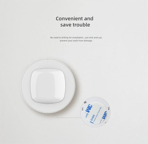 HEIMAN WiFi Smart Motion Sensor, Wireless Home Security PIR Motion Detector, Real-Time App Notifications and Large Area Detection, Contact Sensor ...