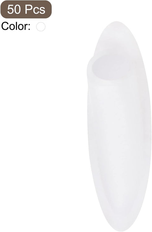 MECCANIXITY 9mm Plastic Pocket Hole Plugs,Wood Plugs for Pocket Hole Jig Working Tool Accessories,White Pack of 50...