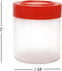 ljdeals 1 oz Plastic Spice Jars w/Red Caps and Sifters for Herbs, Spices, Powders, Spice Bottles Great For Travel, Camping, Kitchen, Restaurant an...
