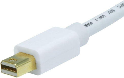 Monoprice Video Cable - 3 Feet - White | 32AWG Mini Display Port to VGA Cable...
