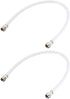 uxcell RG6 Coaxial Cable with F Type Male to F Type Male Connectors 1 ft 2pcs...