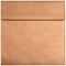 LUXPaper Square Invitation Envelopes | Peel & Press | 6 1/2" x 6 1/2" | Copper Metallic | 80lb. Text | 50 Qty...