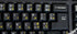 Spanish Latin American Keyboard Stickers Transparent Background Yellow Letters for Any Laptop Computer PC Desktop Notebook...