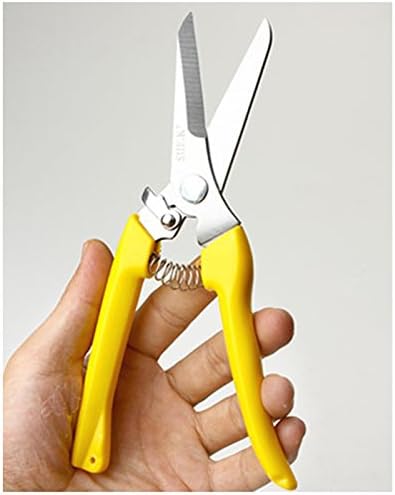 Softouch Micro-Tip Pruning Snip Stainless Steel Gardening Hand Pruners Cutter Bush, Shrub & Hedge Clippers Garden Scissors Yellow...